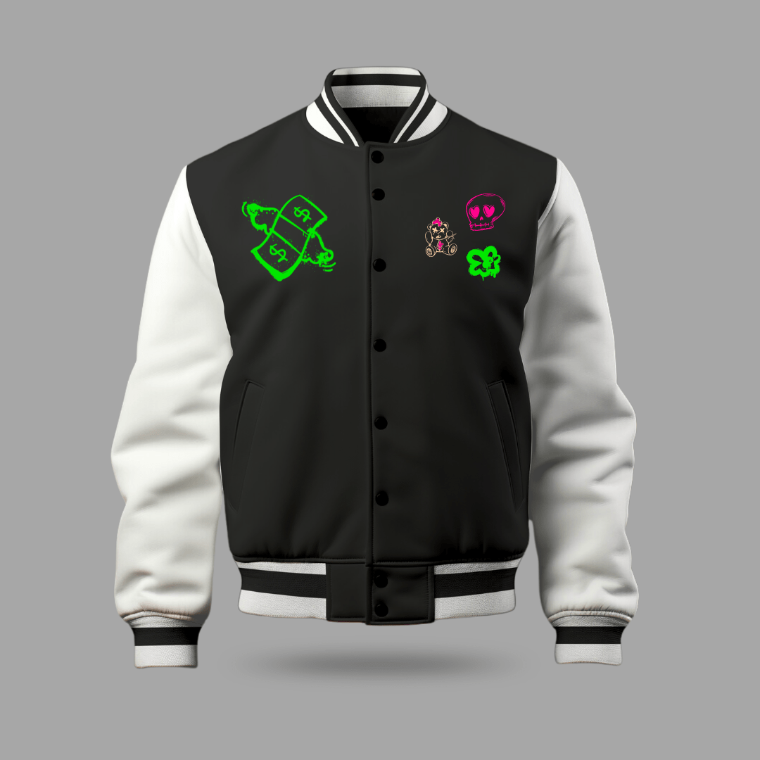 HUSTLE UNISEX VARSITY JACKET - COMMONGROUND