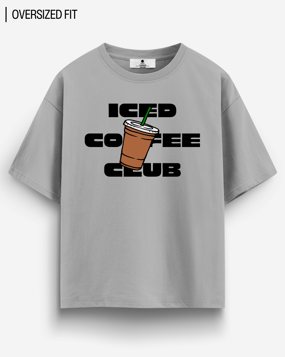 ICED COFFEE CLUB OVERSIZED T - SHIRT - COMMONGROUND