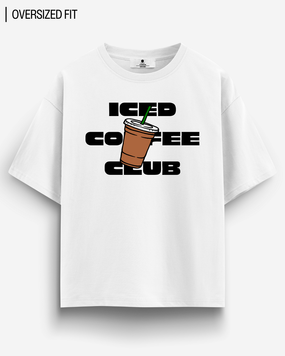 ICED COFFEE CLUB OVERSIZED T - SHIRT - COMMONGROUND