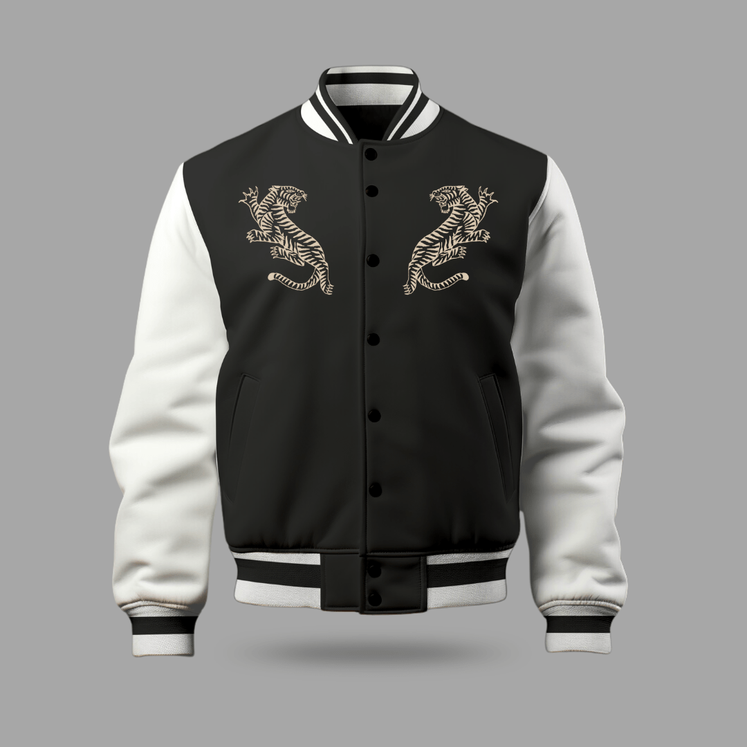 JAPANESE TIGER UNISEX VARSITY JACKET - COMMONGROUND
