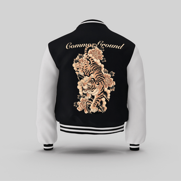 JAPANESE TIGER UNISEX VARSITY JACKET - COMMONGROUND
