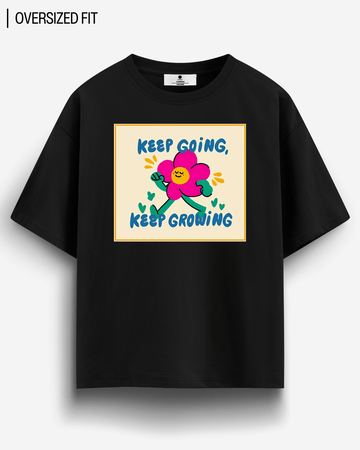 KEEP GROWING OVERSIZED T - SHIRT - COMMONGROUND