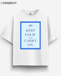 KEEP PALM OVERSIZED T - SHIRT - COMMONGROUND