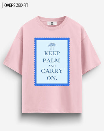 KEEP PALM OVERSIZED T - SHIRT - COMMONGROUND