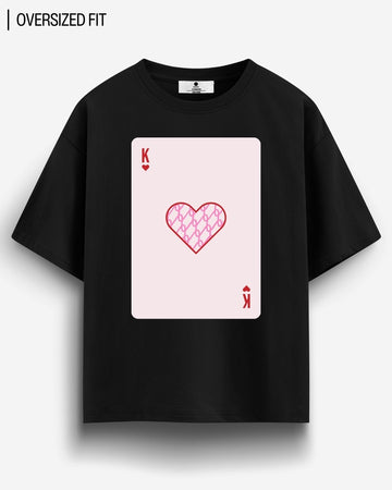 KING OF HEARTS OVERSIZED T - SHIRT - COMMONGROUND