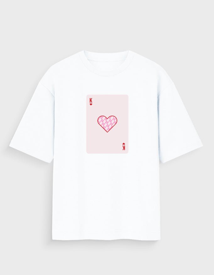 KING OF HEARTS OVERSIZED T - SHIRT - COMMONGROUND