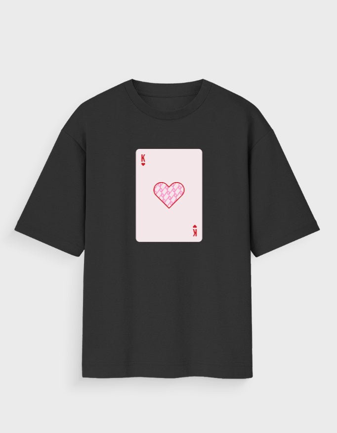 KING OF HEARTS OVERSIZED T - SHIRT - COMMONGROUND