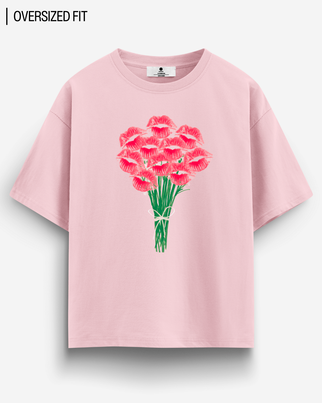 KISSES OVERSIZED T - SHIRT - COMMONGROUND