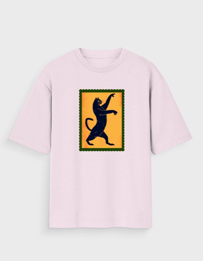 KUNG FU CAT OVERSIZED T - SHIRT - COMMONGROUND
