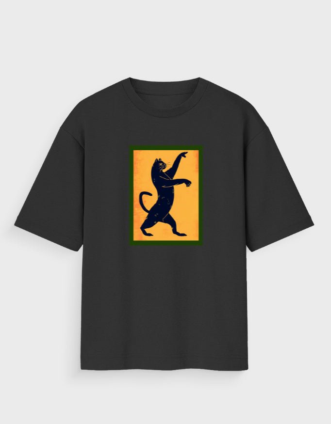 KUNG FU CAT OVERSIZED T - SHIRT - COMMONGROUND