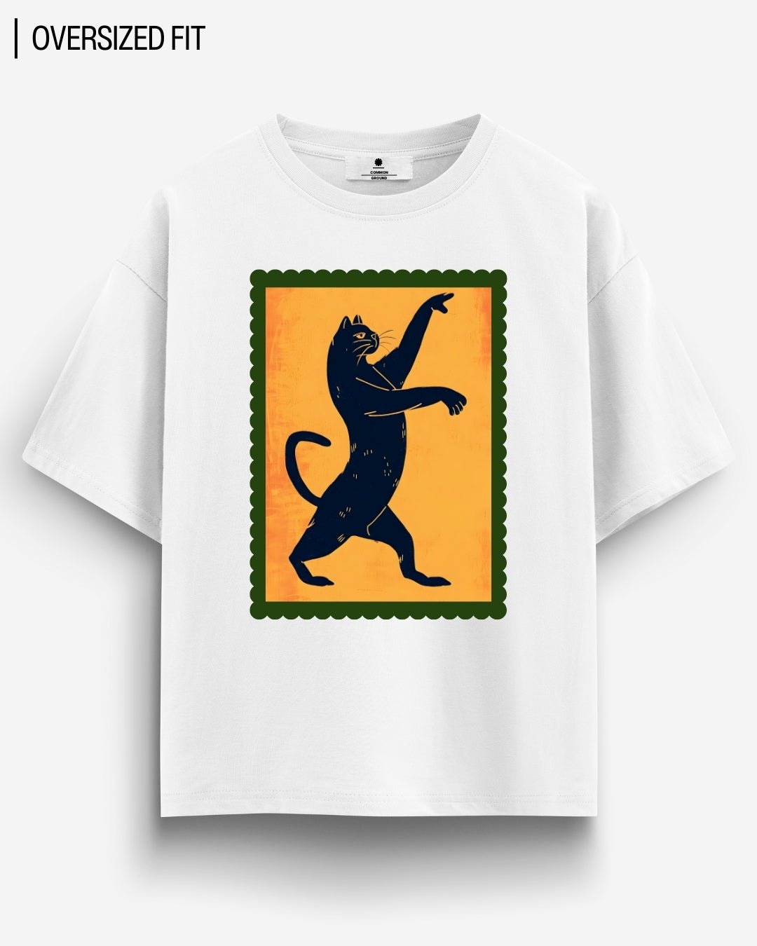 KUNG FU CAT OVERSIZED T - SHIRT - COMMONGROUND