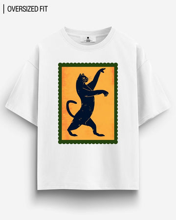 KUNG FU CAT OVERSIZED T - SHIRT - COMMONGROUND
