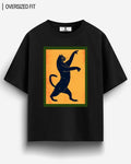 KUNG FU CAT OVERSIZED T - SHIRT - COMMONGROUND