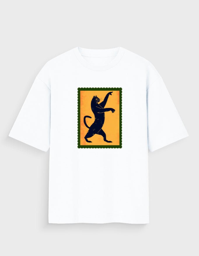 KUNG FU CAT OVERSIZED T - SHIRT - COMMONGROUND