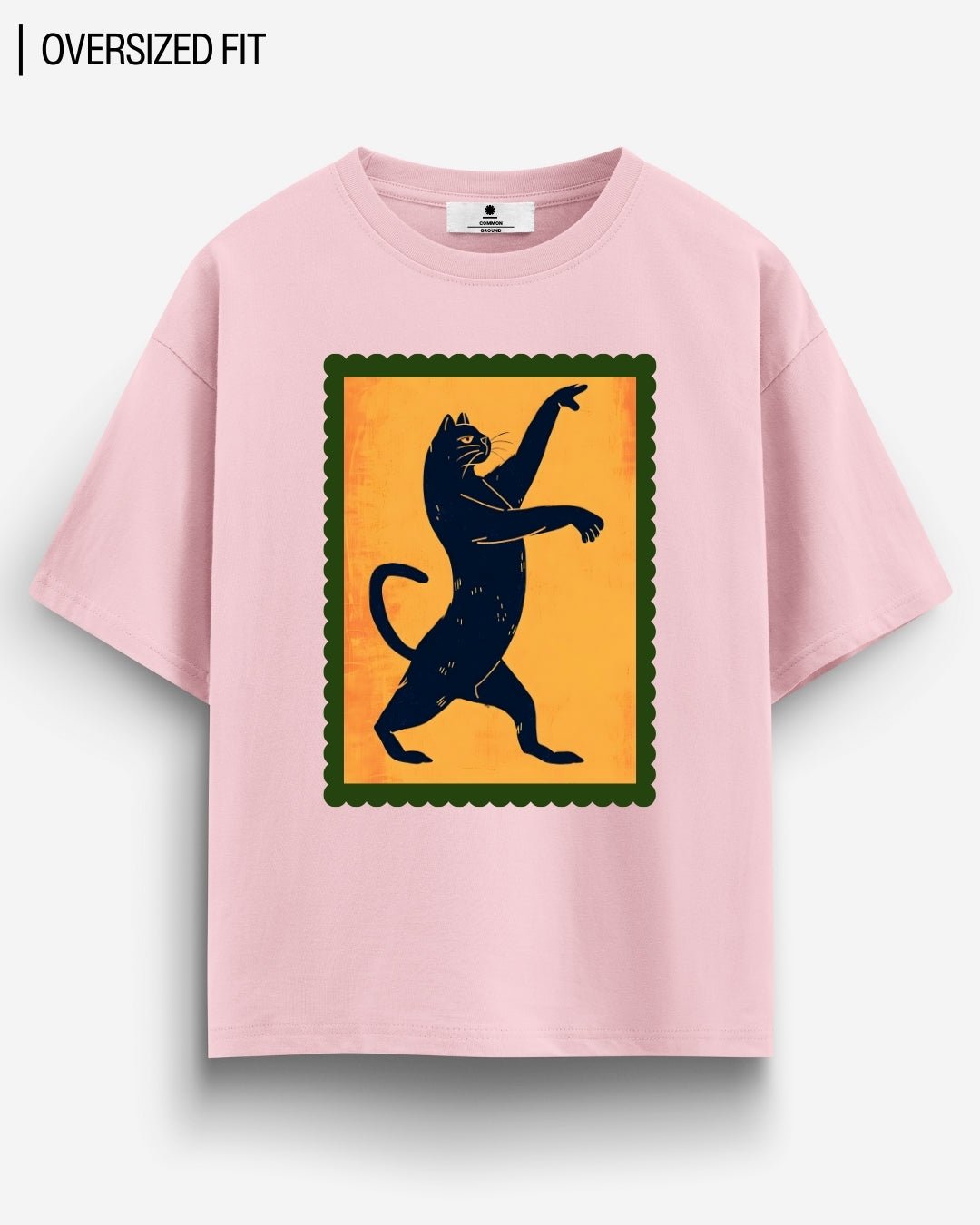 KUNG FU CAT OVERSIZED T - SHIRT - COMMONGROUND