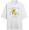 LA DOLCE VITA WHITE OVERSIZED T - SHIRT - COMMONGROUND