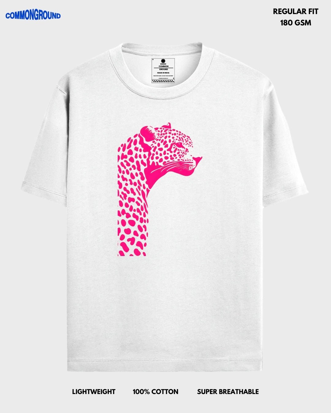LEOPARD REGULAR T - SHIRT - COMMONGROUND
