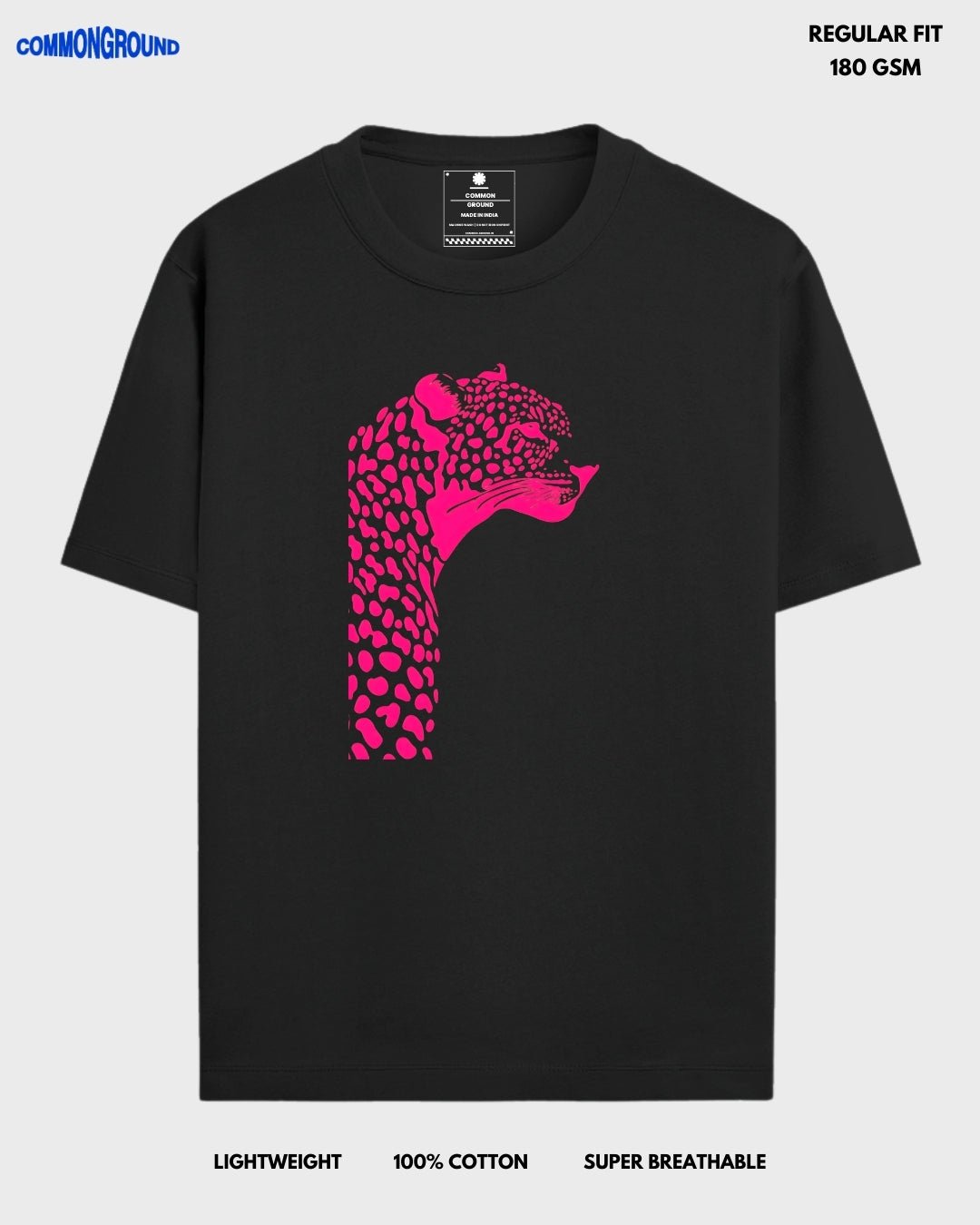 LEOPARD REGULAR T - SHIRT - COMMONGROUND