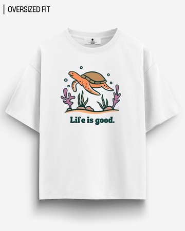 LIFE IS GOOD OVERSIZED T - SHIRT - COMMONGROUND