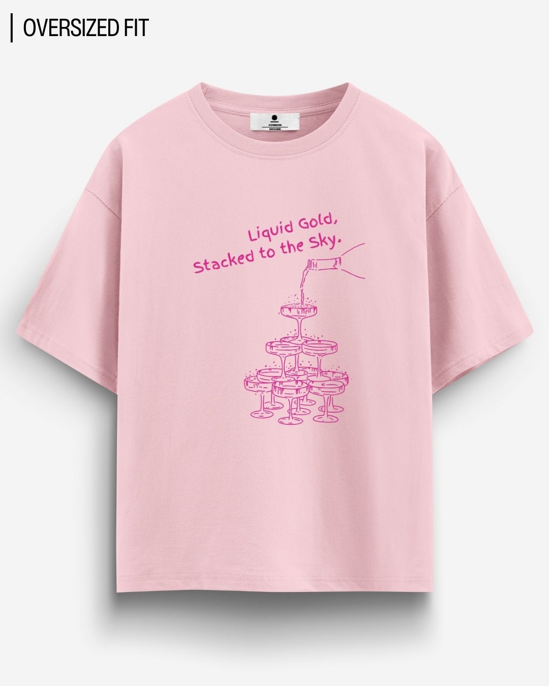 LIQUID GOLD OVERSIZED T - SHIRT - COMMONGROUND