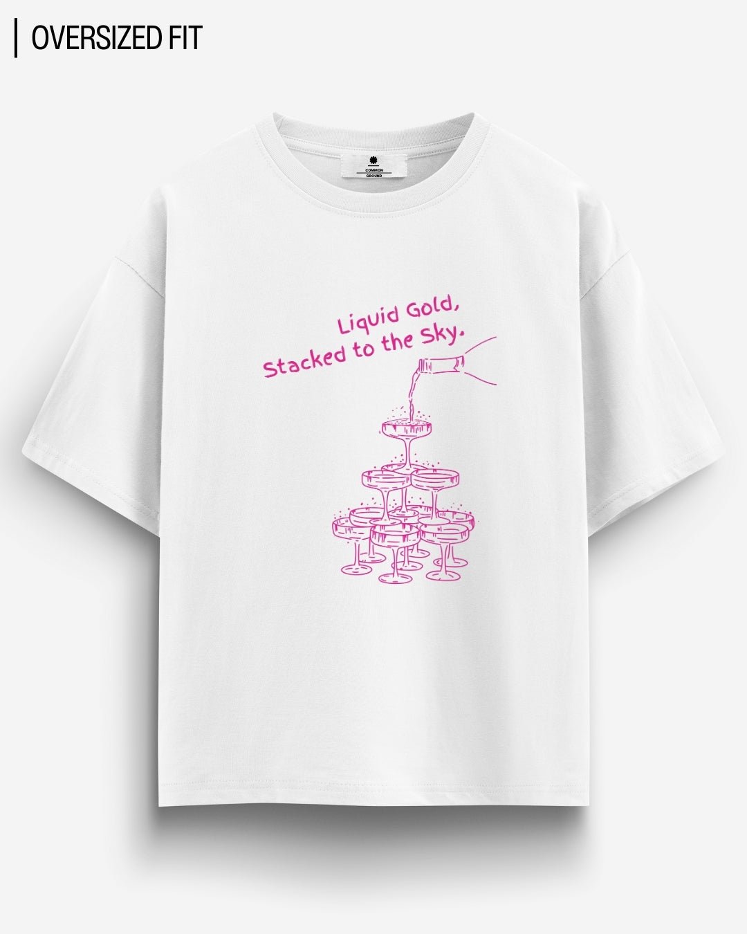 LIQUID GOLD OVERSIZED T - SHIRT - COMMONGROUND