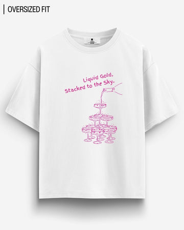 LIQUID GOLD OVERSIZED T - SHIRT - COMMONGROUND