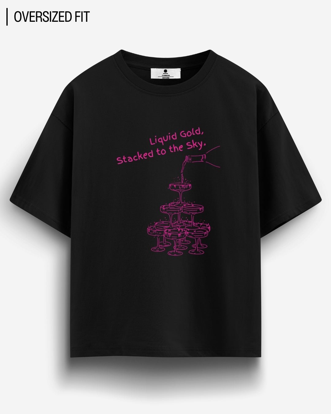 LIQUID GOLD OVERSIZED T - SHIRT - COMMONGROUND