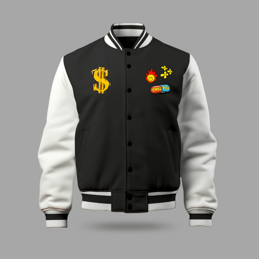 LIT AF UNISEX VARSITY JACKET - COMMONGROUND