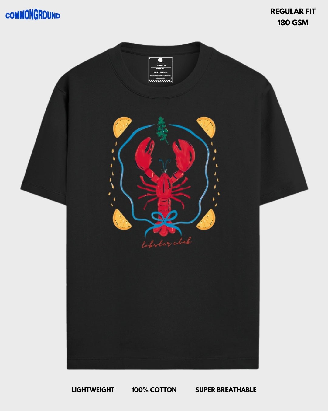 LOBSTER CLUB REGULAR T - SHIRT - COMMONGROUND