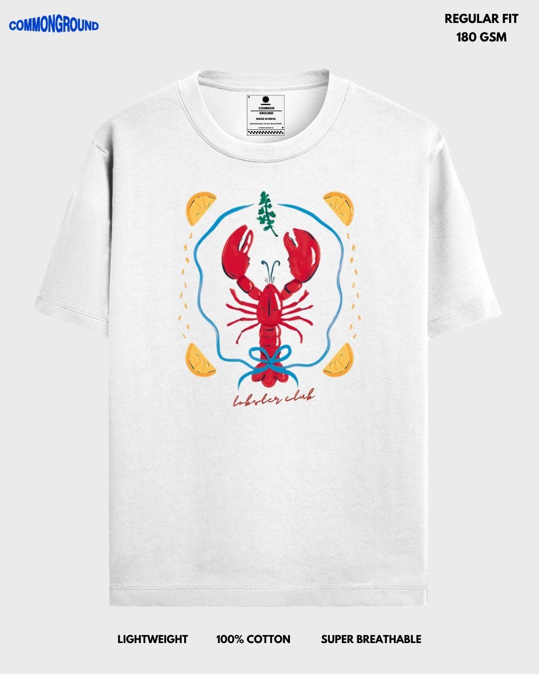 LOBSTER CLUB REGULAR T - SHIRT - COMMONGROUND