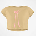 LONG PRINCESS BOW CROP TOP - COMMONGROUND