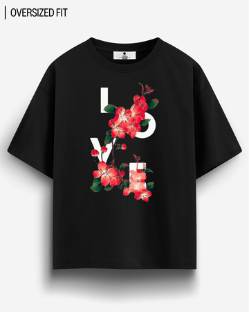 LOVE BLOOM OVERSIZED T - SHIRT - COMMONGROUND