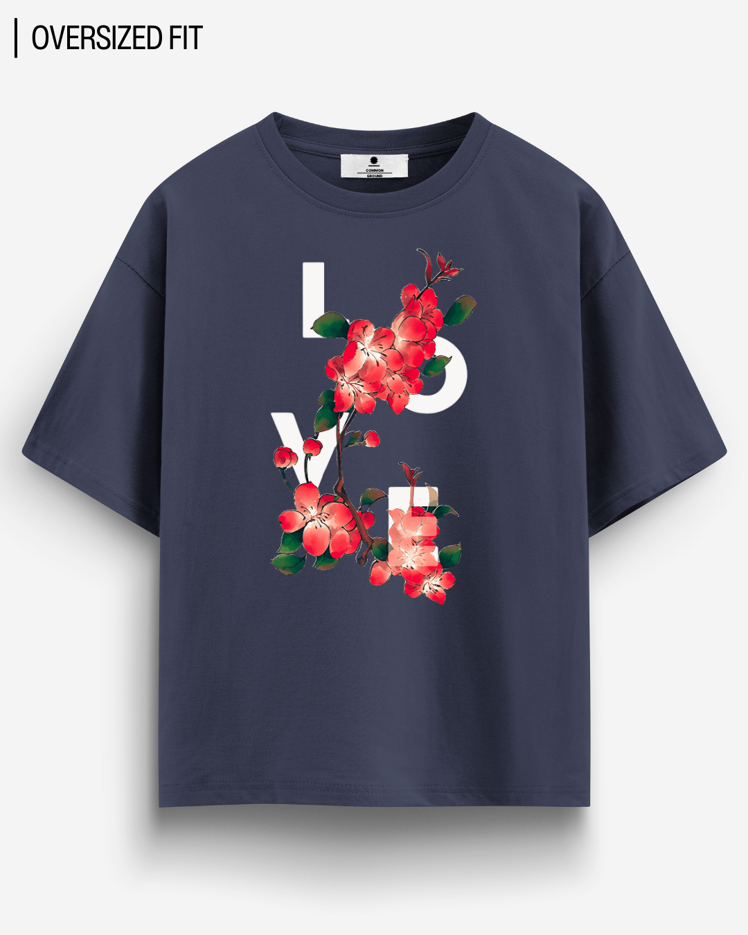 LOVE BLOOM OVERSIZED T - SHIRT - COMMONGROUND