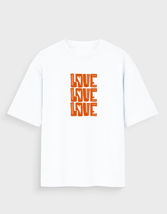 LOVE LOVE LOVE OVERSIZED T - SHIRT - COMMONGROUND