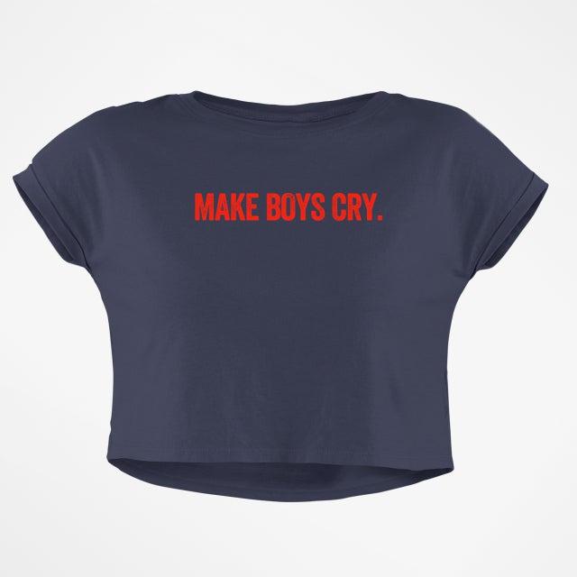 MAKE BOYS CRY CROP TOP - COMMONGROUND