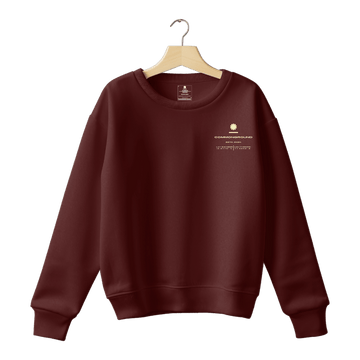 MAROON REGULAR SWEATSHIRT - COMMONGROUND