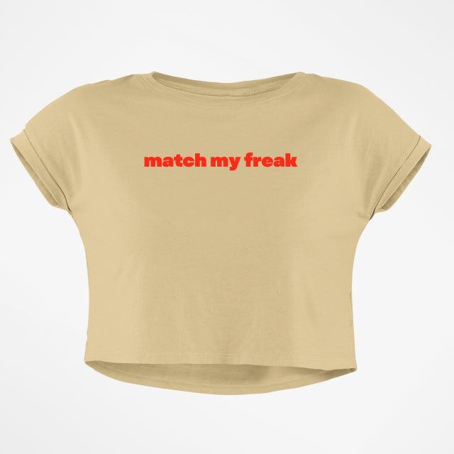 MATCH MY FREAK CROP TOP - COMMONGROUND
