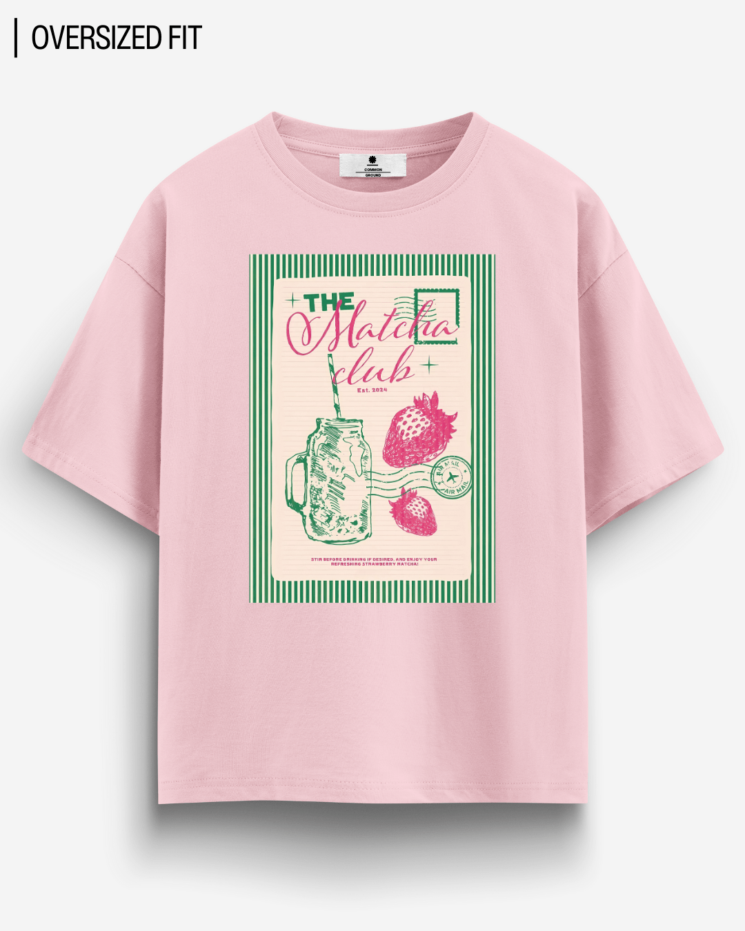 MATCHA CLUB OVERSIZED T - SHIRT - COMMONGROUND