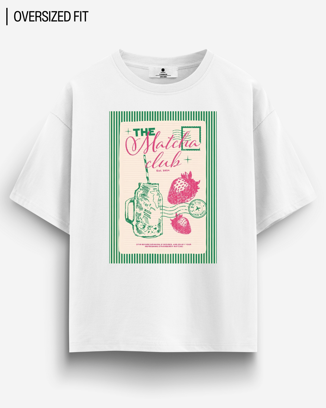 MATCHA CLUB OVERSIZED T - SHIRT - COMMONGROUND