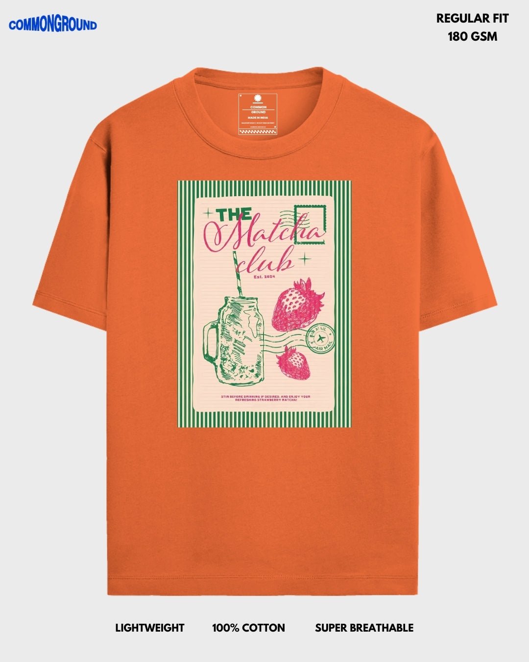 MATCHA REGULAR T - SHIRT - COMMONGROUND