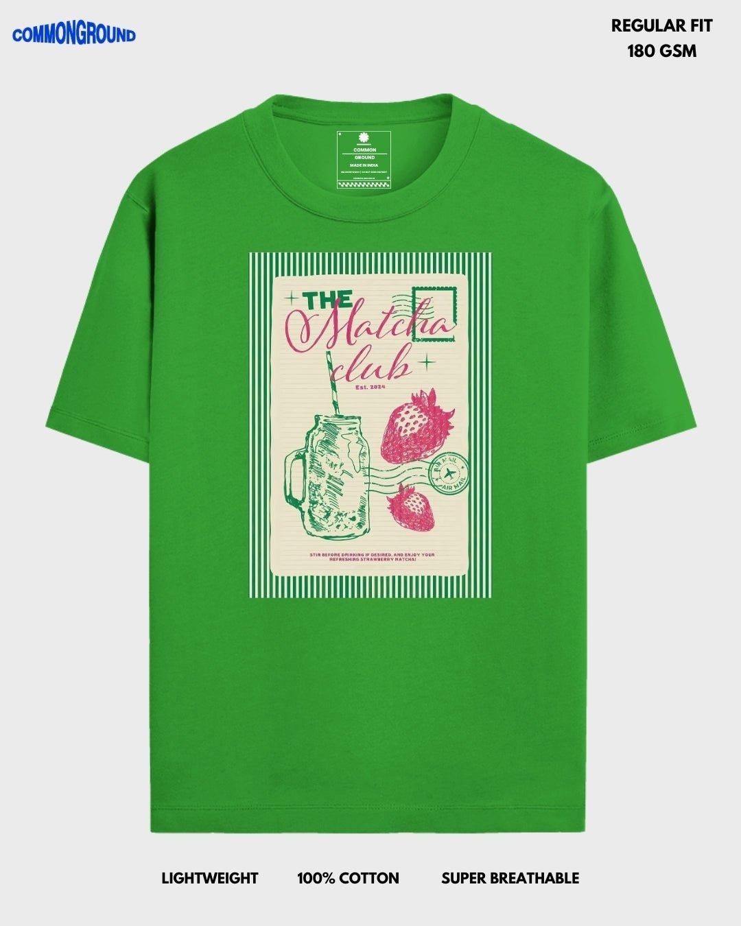 MATCHA REGULAR T - SHIRT - COMMONGROUND