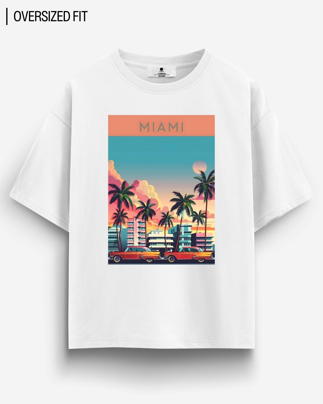 MIAMI SKY OVERSIZED T - SHIRT - COMMONGROUND