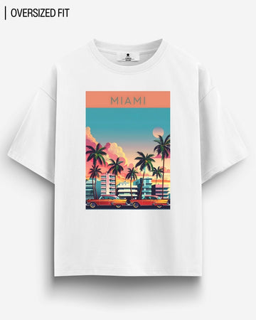 MIAMI SKY OVERSIZED T - SHIRT - COMMONGROUND