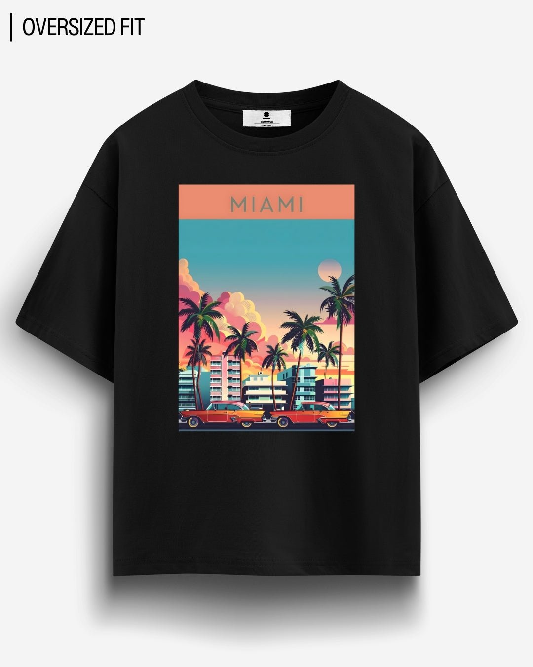 MIAMI SKY OVERSIZED T - SHIRT - COMMONGROUND