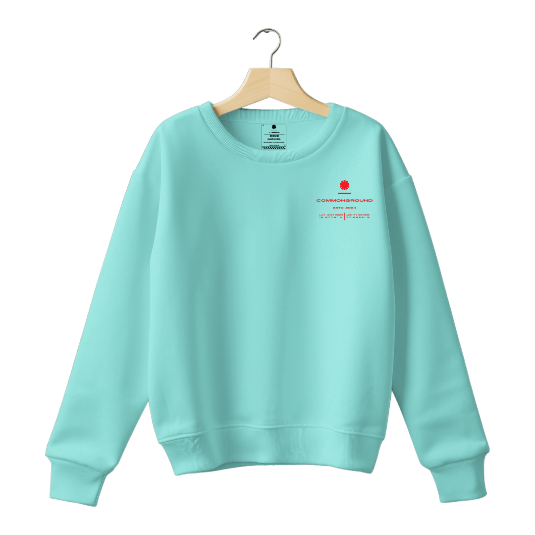 MINT REGULAR SWEATSHIRT - COMMONGROUND