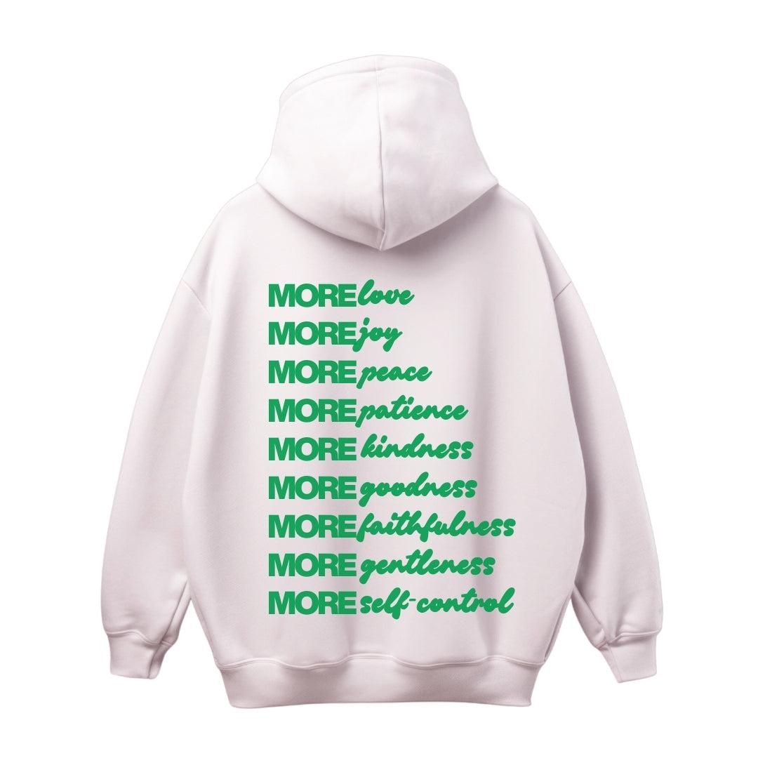 MORE LOVE MORE JOY OVERSIZED HOODIE - COMMONGROUND