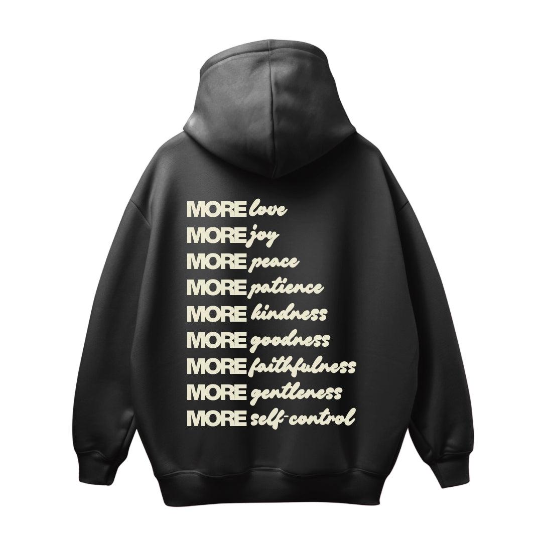 MORE LOVE MORE JOY OVERSIZED HOODIE - COMMONGROUND
