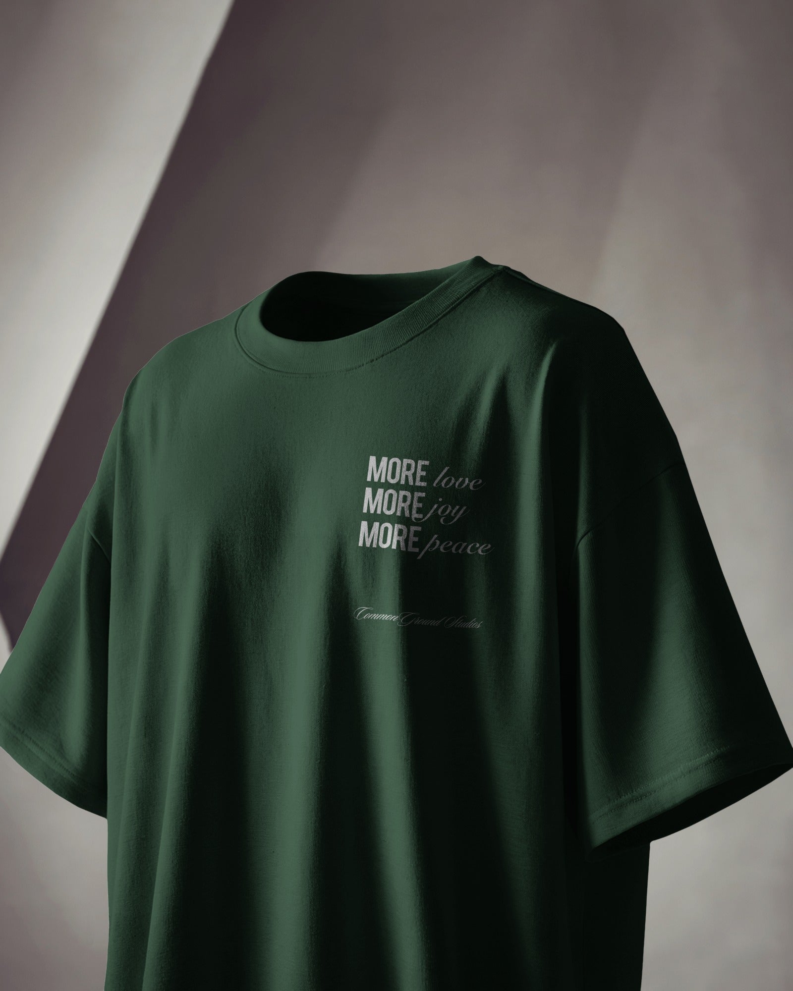 MORE LOVE MORE JOY OVERSIZED T - SHIRT - COMMONGROUND