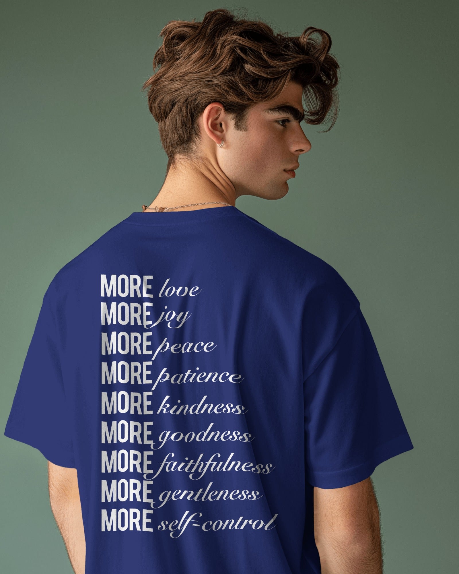 MORE LOVE MORE JOY OVERSIZED T - SHIRT - COMMONGROUND
