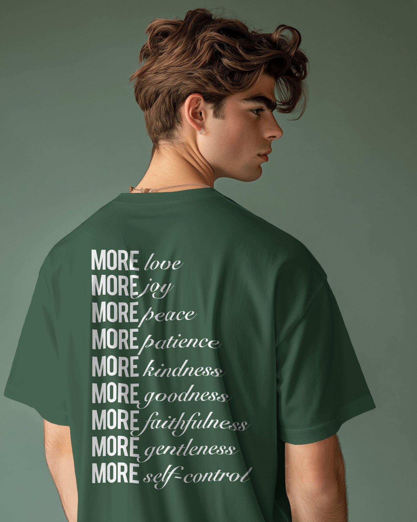 MORE LOVE MORE JOY OVERSIZED T - SHIRT - COMMONGROUND
